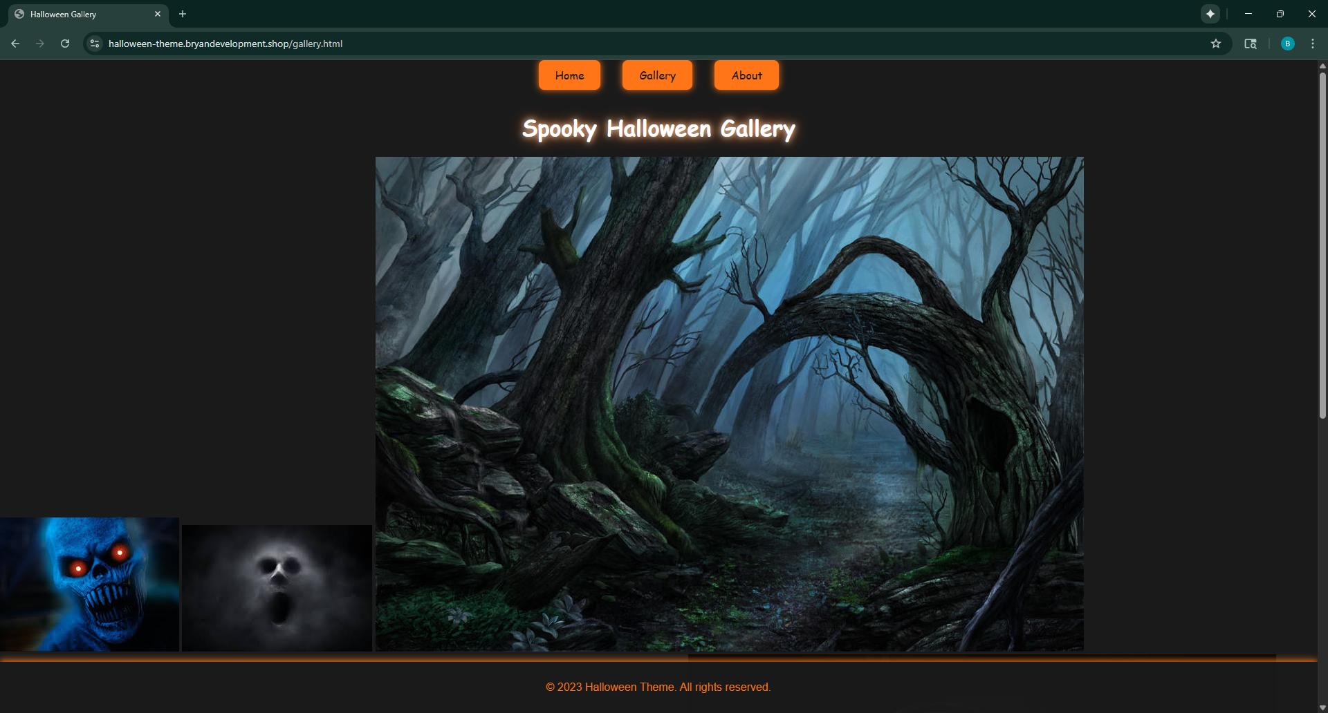 Halloween theme